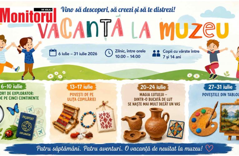 Activități pentru copii în perioada de vacanță la Muzeul Județean și la Biblioteca Județeană din Zalău
