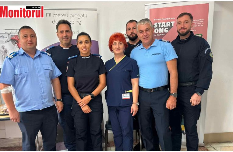 Jandarmii sălăjeni au donat sânge