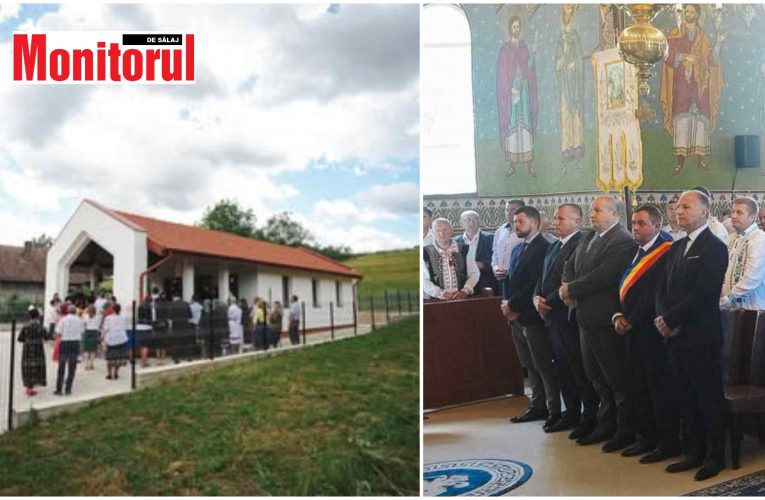 Noua capelă din Inău a fost sfințită. Primarul Ioan Șandor apreciat public de episcopul Benedict