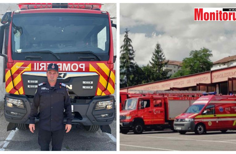 Un pompier de la ISU Sălaj a intervenit în timpul liber la un accident rutier