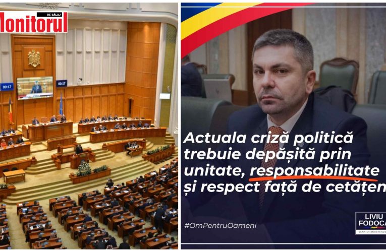 Senatorul Liviu Fodoca: „Actuala criză politică trebuie depășită prin unitate, responsabilitate și respect față de cetățeni”