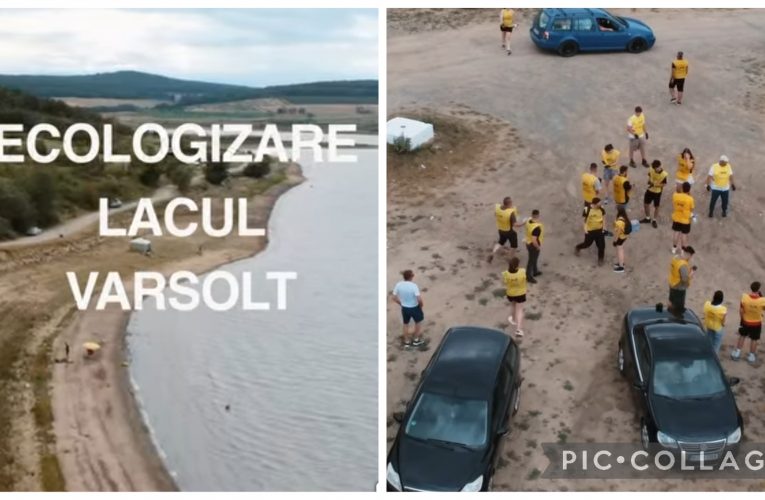Tineretul din AUR Sălaj a desfășurat o acțiune de ecologizare pe lacul Vârșolț