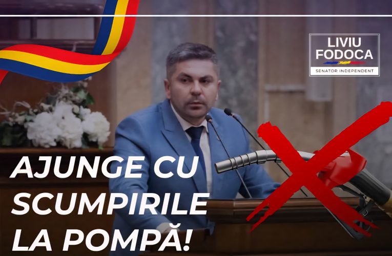 Senatorul Liviu Fodoca cere statului să intervină pentru ieftinirea carburanților