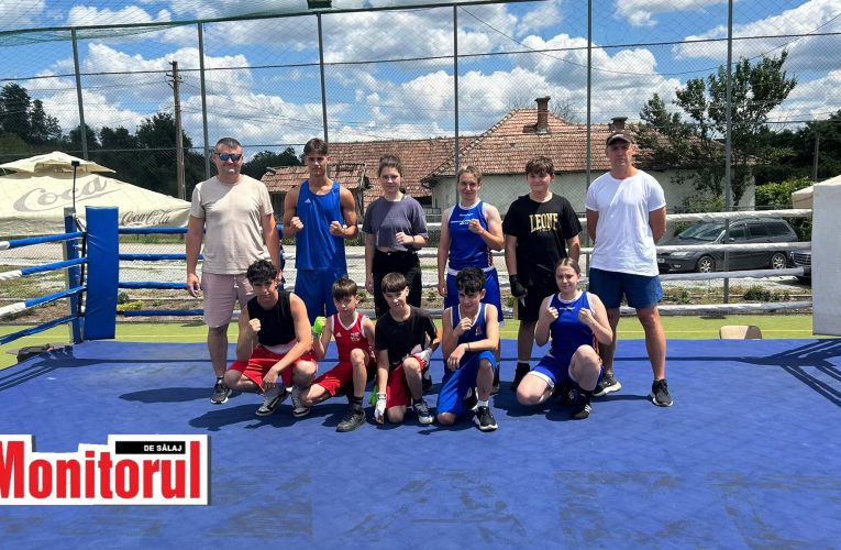 Noua generație a boxului sălăjean s-a remarcat la sparingul internațional „Valentin Silaghi”