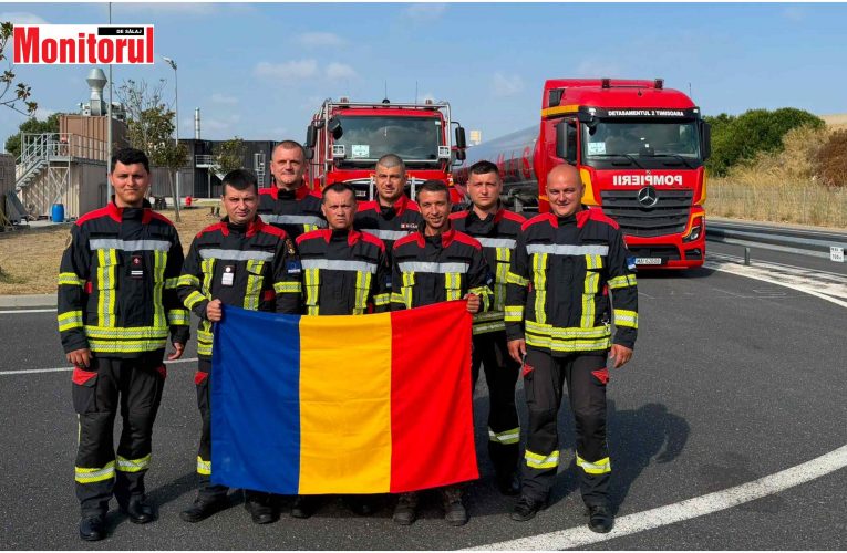 Pompierii sălăjeni au încheiat cu succes lupta cu flăcările în Franța