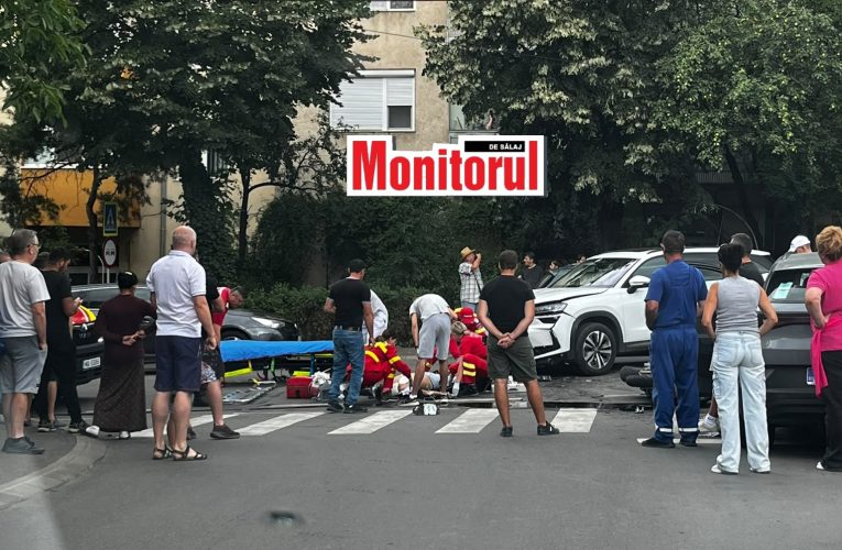 Motociclist rănit grav în accidentul din Zalău! Ce spune Poliția