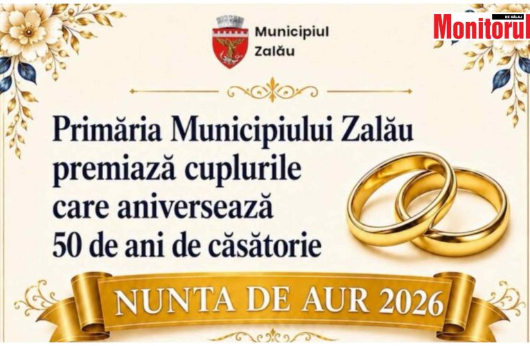 Primăria Zalău: În atenția cuplurilor care aniversează 50 de ani de căsătorie