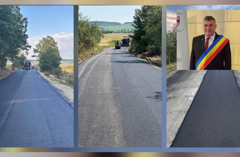 A fost asfaltat DC76B Meseșenii de Jos – Horoatu Crasnei