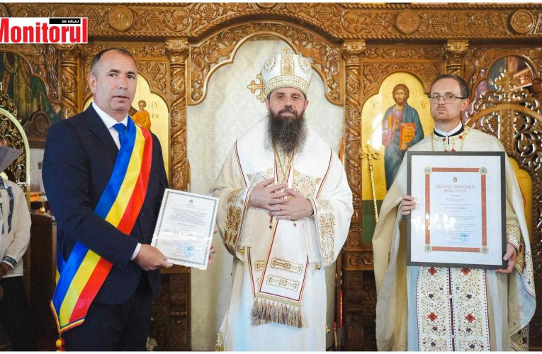 Primarul Comunei Bălan, Daniel Pop, apreciat public de Episcopul Sălajului Benedict