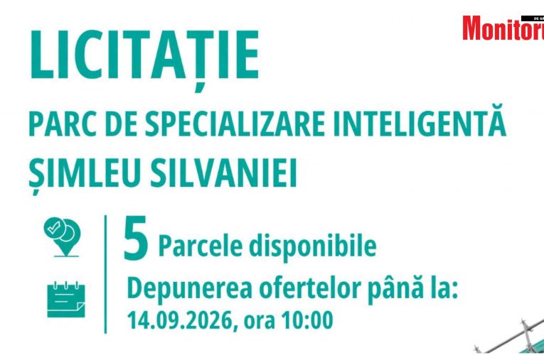 Licitația publică pentru concesionarea parcelelor în viitorul parc tehnologic din Șimleu