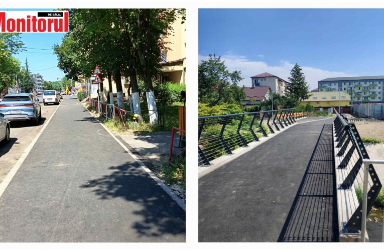 Lucrările la proiectul „Amenajare piste de biciclete pe traseul cursurilor de apă din Municipiul Zalău” sunt în etapa finală de execuție