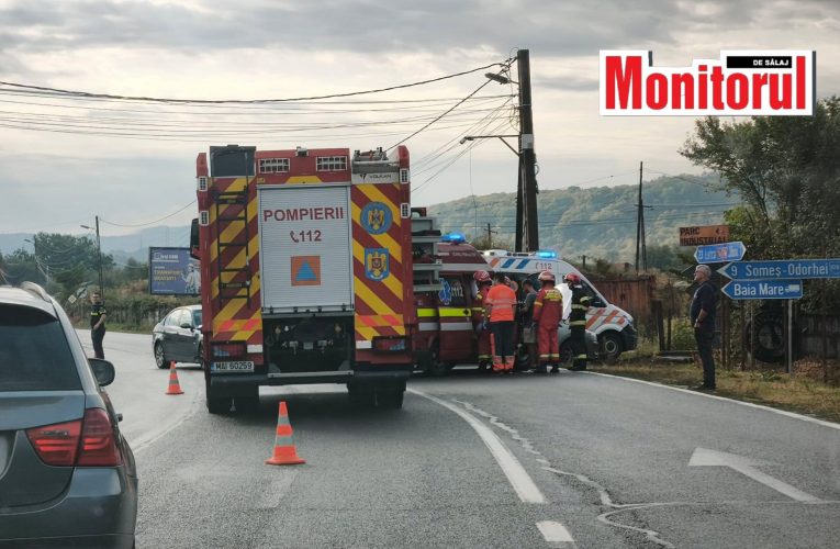 Accident rutier cu 2 victime în Jibou