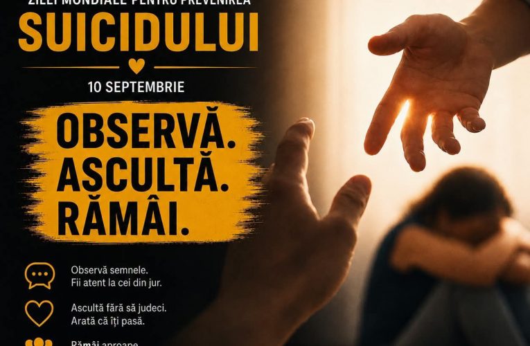 Campania „OBSERVĂ. ASCULTĂ. RĂMÂI. – Nu lăsa tăcerea să răspundă.”