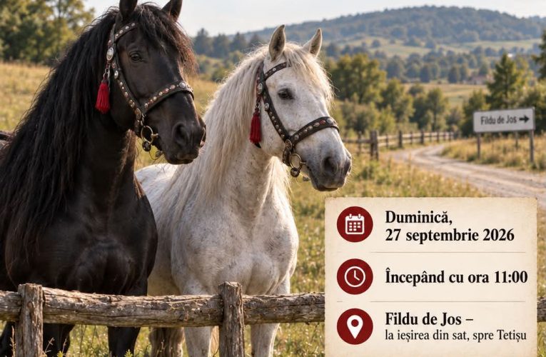 GALOP-Concurs de frumusețe a cailor la Fildu de Jos