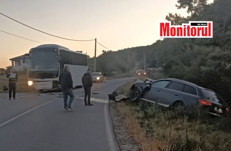 Accident rutier în Crișeni, zona Restaurant Trei Brazi