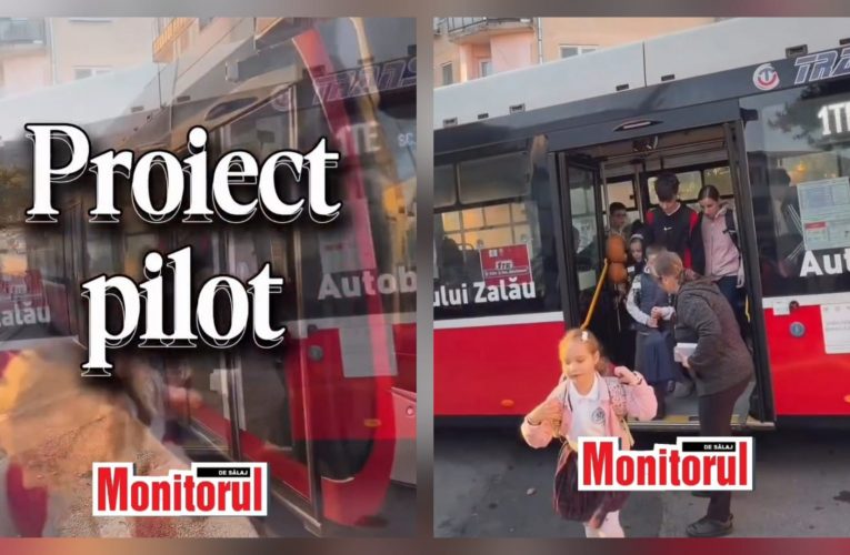 Primarul Florin Florian anunță succesul proiectului pilot de transport al elevilor la Școala M. Eminescu