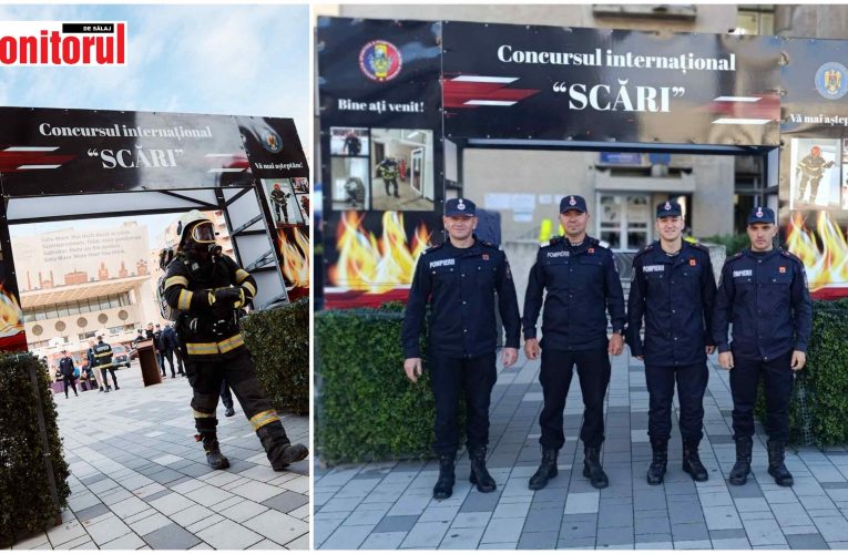 Pompierii sălăjeni au urcat pe podium la concursul național „SCĂRI”