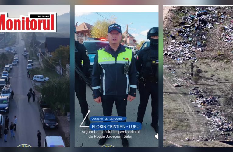 Rezultatele acțiunii de amploare a Poliției în Șimleu, coordonată de adjunctul IPJ Sălaj, Florin LUPU