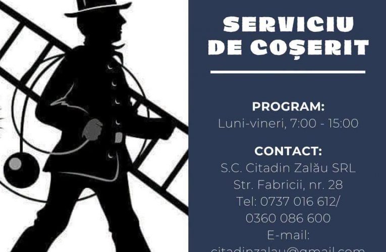 Citadin Zalău prestează servicii de coșerit