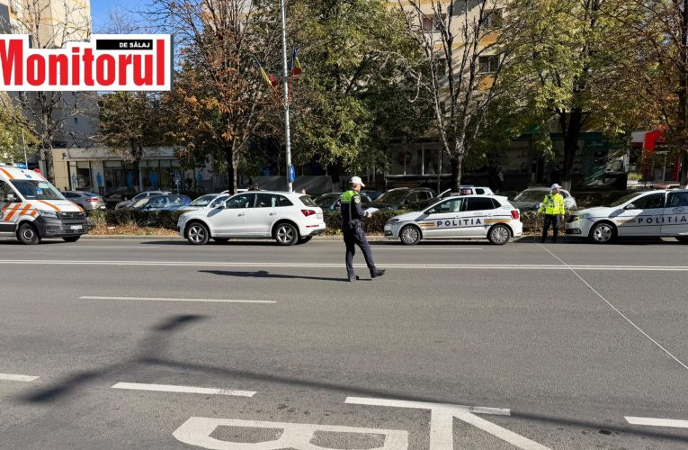 Bărbat băut lovit de mașină pe bulevardul din Zalău