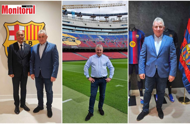 Deputatul Lucian Bode a susținut din tribune campioana Dinamo în meciul de la Barcelona