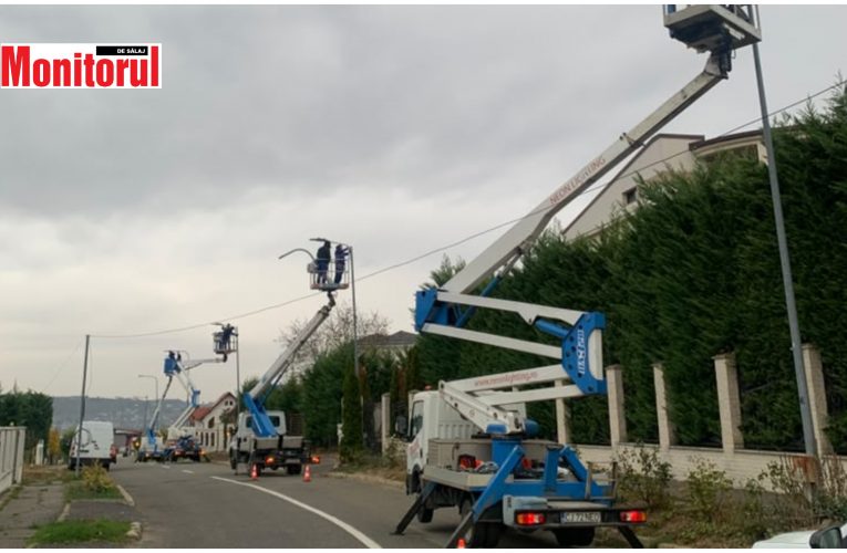 996 de corpuri de iluminat vor fi instalate pe 99 de străzi din Zalău